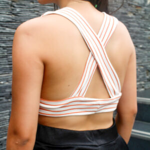 Top Sidney Rayas Naranja.