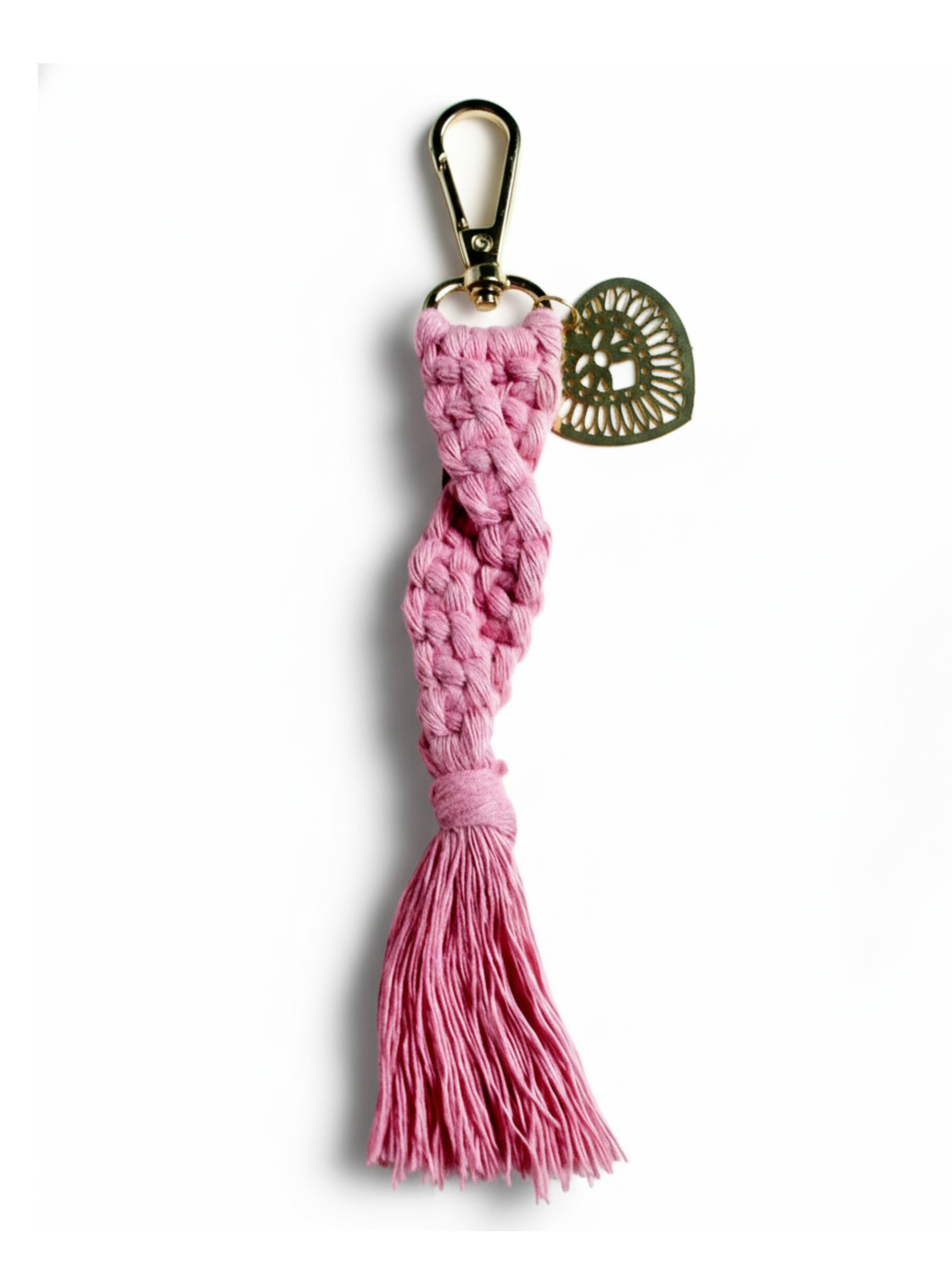 Lucky Chain (Llavero Trenza Rosa)